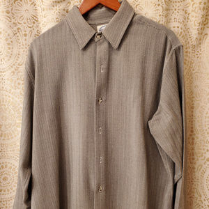 Ramblers Way Rambouillet Wool Dress Shirt (XL)